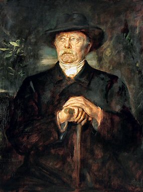 Lenbach : portrait de Bismarck.