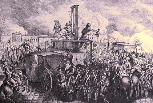 L'excution de Louis XVI.