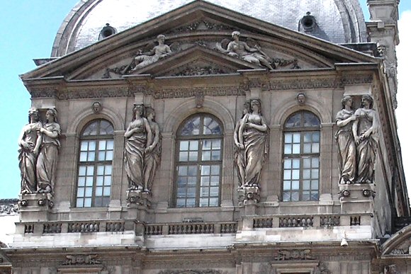 Caryatides du Louvre.
