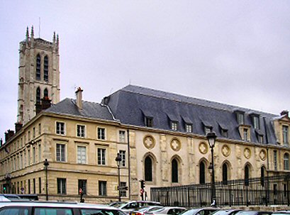 Le lyce Henri IV et la tour Clovis,  Paris (5e arrondissement).