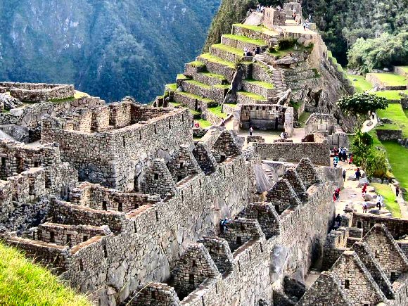 Machu Picchu : les habitations.