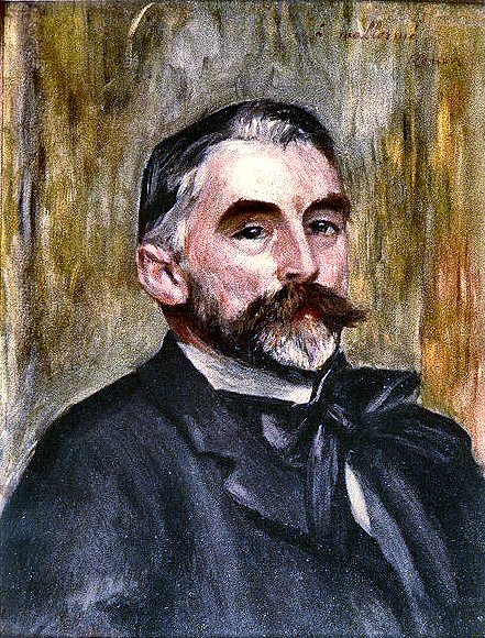 Renoir : portrait de Stéphane Mallarmé.