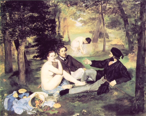 Le Déjeuner sur l'herbe, par Edouard Manet.