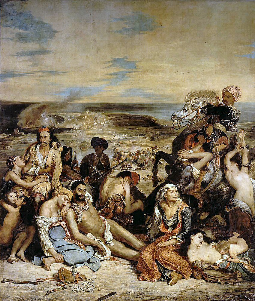 Delacroix : Le massacre de Scio.