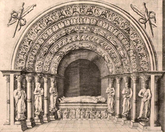 Meaux : mausole d'Ogier le Danois.