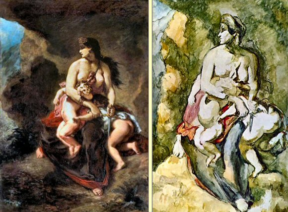 Delacroix et Cézanne : Médée.