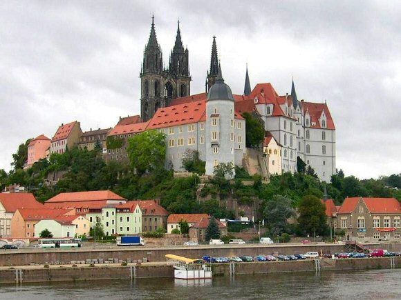 Meissen : le château et la cathédrale.