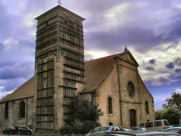 Meulan : l'église Saint Nicolas.