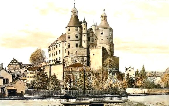 Montbéliard : le château.