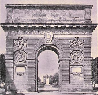 L'arc de triomphe de Montpellier.