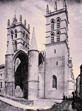 La cathédrale Saint-Pierre de Montpellier.