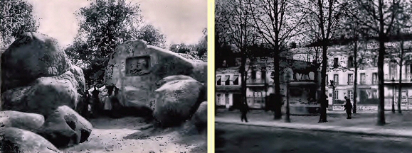 Monuments commémoratifs de Rousseau, Millet et Rosa Bonheur.