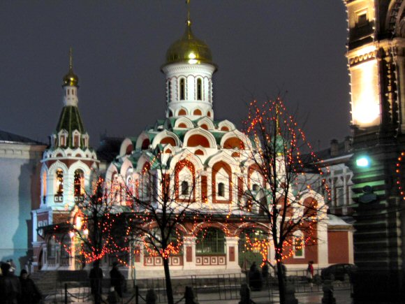Moscou : la cathédrale de Kazan.