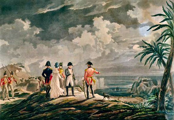Napoléon à Sainte-Hélène.