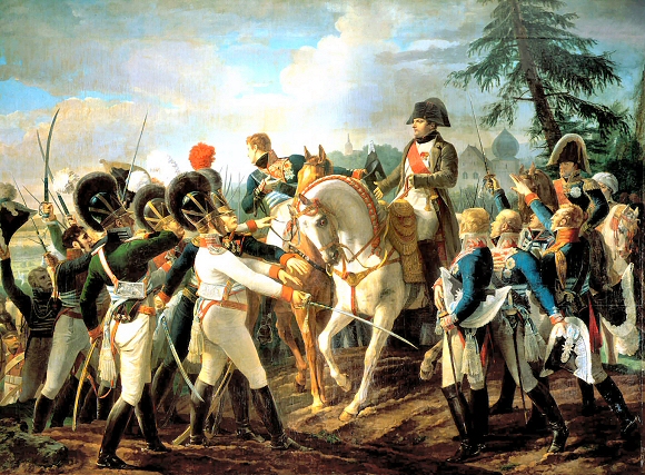Napoléon à Abensberg.