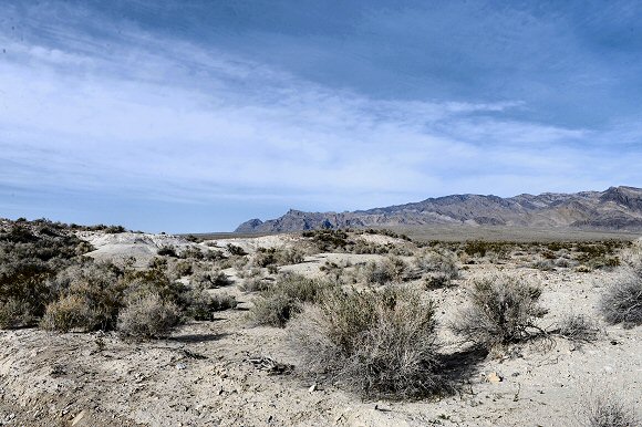 Nevada : paysage du dsert.