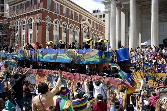 Nouvelle-Orléans : la parade de Mardi gras.