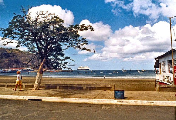 Nicaragua : vue de la côte.