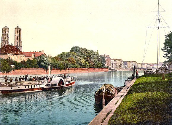 L'Oder à Wroclaw (Breslau).