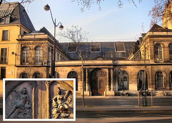 Le Palais des Beaux-Arts, quai Malaquais, à Paris (6e).