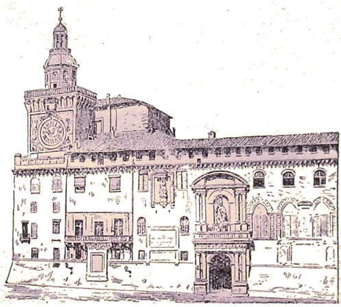 Palais du Gouvernement, à Bologne.