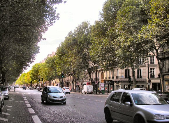 Paris : boulevard Malesherbes.