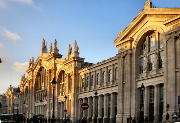 Paris : la gare du Nord.