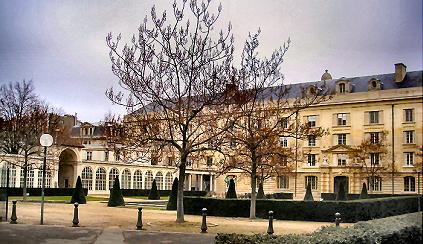 Anciens bâtiments de l'Ecole Polytechnique, à Paris.