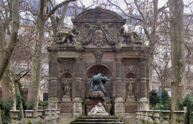 La fontaine Médicis, à Paris.