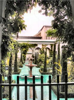 Jardin de la mosque de Paris (5e arrondissement).