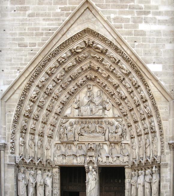 Portail de la Vierge (Notre-Dame de Paris).