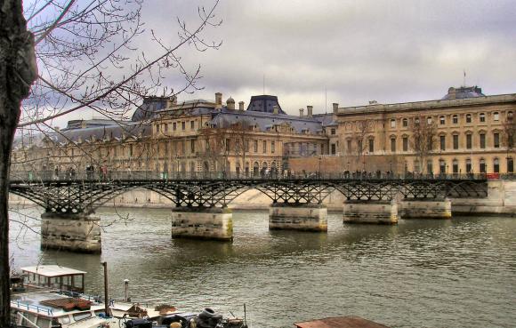 Le pont des Arts, à Paris.