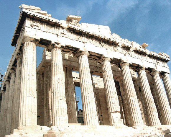 Athènes  : le Parthénon.