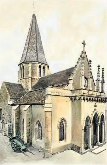 Plombières-lès-Dijon : l'église.