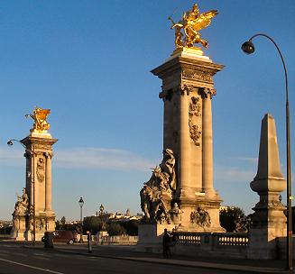 Paris : pont Alexandre III.