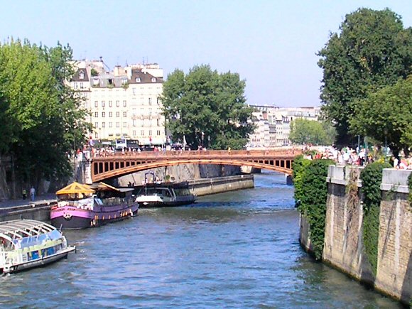 Pont-au-Double,  Paris (4e et 5e arrondissements).
