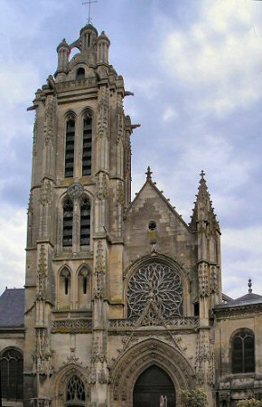 Cathédrale Saint-Maclou, à Pontoise.