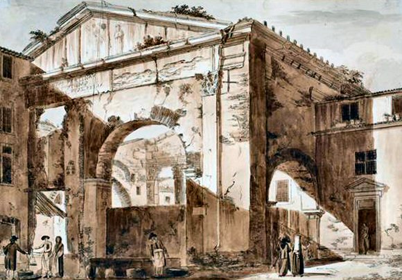 Rome : portique d'Octavie