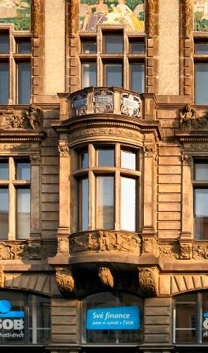 Bow-window,  Prague.