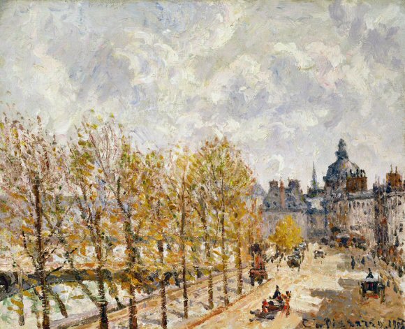 Pissarro : Quai Malaquais, à Paris.