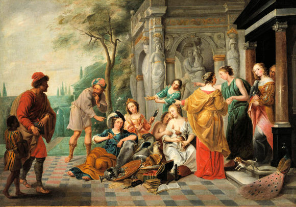 Quellin : Achille et les filles de Lycomde.