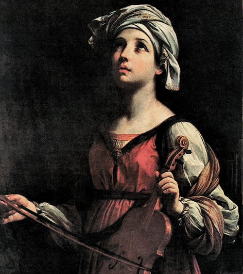 Guido Reni : Sainte Cécile.