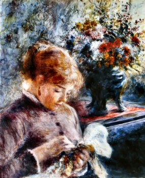 Renoir : la Couseuse.