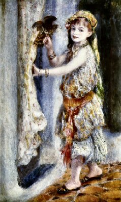 Renoir : la Fillette au faucon.