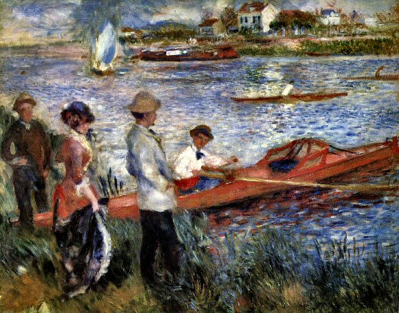 Renoir : les rameurs de Chatou.