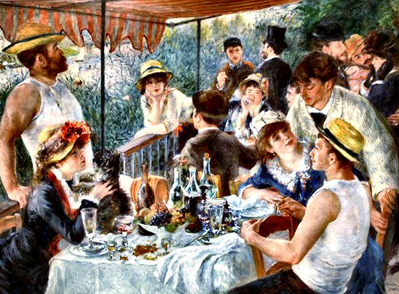 Renoir : le repas des Canotiers.