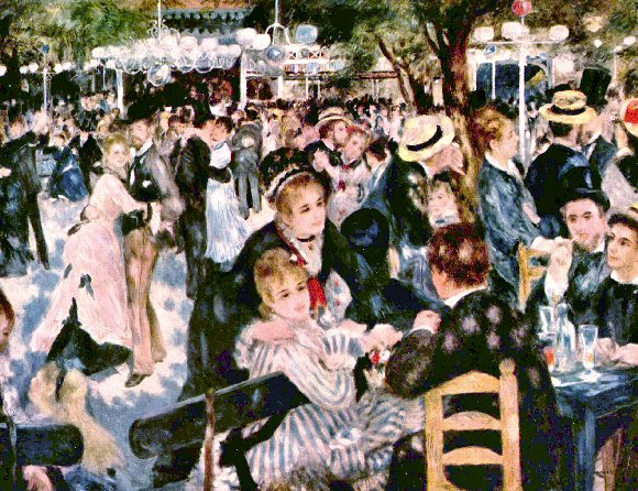 Le Moulin de la Galette, par Renoir.