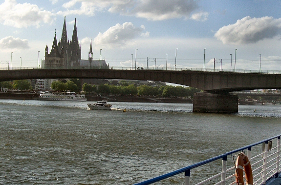 Le Rhin à Cologne.