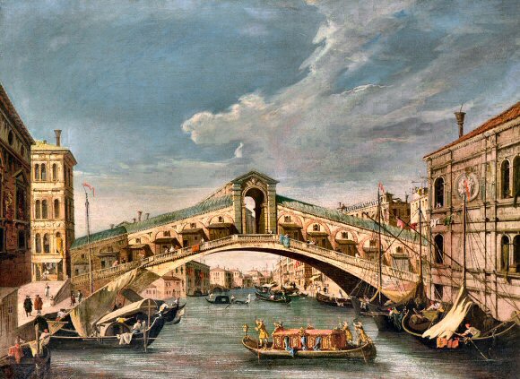 Venise : pont du Rialto.