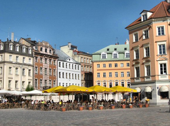 Riga : la place du Dôme.
